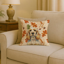 Load image into Gallery viewer, Lemon Roan English Cocker Spaniel Heirloom Fall Throw Pillow