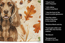 Load image into Gallery viewer, Liver English Cocker Spaniel Heirloom Fall Kitchen Towel