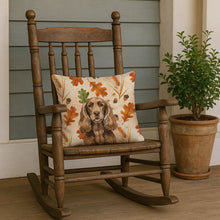 Load image into Gallery viewer, Liver English Cocker Spaniel Heirloom Fall Throw Pillow