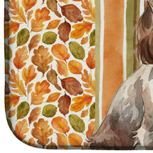 Load image into Gallery viewer, Liver Roan English Cocker Spaniel Heirloom Fall Dish Drying Mat