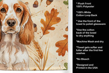 Load image into Gallery viewer, Orange Roan English Cocker Spaniel Heirloom Fall Kitchen Towel