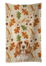 Load image into Gallery viewer, Orange Roan English Cocker Spaniel Heirloom Fall Kitchen Towel