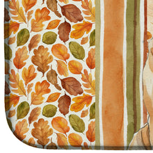 Load image into Gallery viewer, Apricot English Mastiff Heirloom Fall Dish Drying Mat
