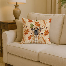 Load image into Gallery viewer, Apricot English Mastiff Heirloom Fall Throw Pillow