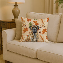 Load image into Gallery viewer, Brindle English Mastiff Heirloom Fall Throw Pillow
