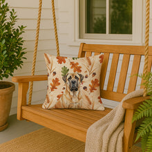 Load image into Gallery viewer, Fawn English Mastiff Heirloom Fall Throw Pillow