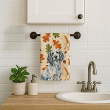 Load image into Gallery viewer, Blue Belton English Setter Heirloom Fall Kitchen Towel