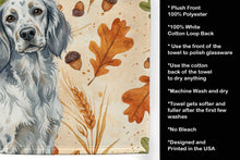 Load image into Gallery viewer, Blue Belton English Setter Heirloom Fall Kitchen Towel