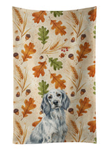 Load image into Gallery viewer, Blue Belton English Setter Heirloom Fall Kitchen Towel