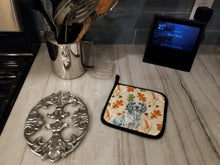 Load image into Gallery viewer, Blue Belton English Setter Heirloom Fall Pair of Pot Holders