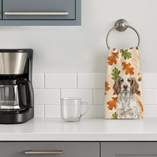 Load image into Gallery viewer, Liver Belton English Setter Heirloom Fall Kitchen Towel
