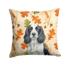 Load image into Gallery viewer, Black and White English Springer Spaniel Heirloom Fall Throw Pillow