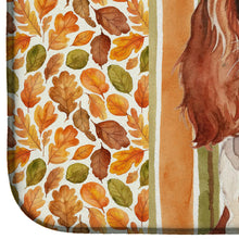 Load image into Gallery viewer, Blenheim English Toy Spaniel Heirloom Fall Dish Drying Mat