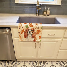 Load image into Gallery viewer, Blenheim English Toy Spaniel Heirloom Fall Kitchen Towel
