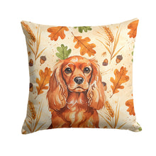 Load image into Gallery viewer, Ruby English Toy Spaniel Heirloom Fall Throw Pillow