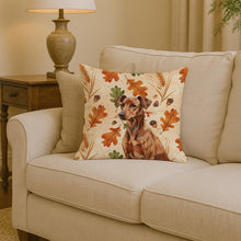 Load image into Gallery viewer, Red German Pinscher Heirloom Fall Throw Pillow