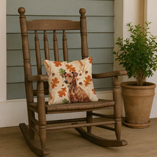 Load image into Gallery viewer, Red German Pinscher Heirloom Fall Throw Pillow