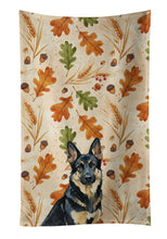 Load image into Gallery viewer, Black and Tan German Shepherd Heirloom Fall Kitchen Towel