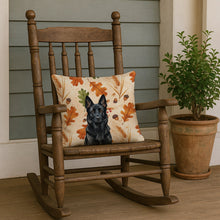 Load image into Gallery viewer, Black German Shepherd Heirloom Fall Throw Pillow