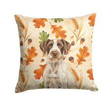 Load image into Gallery viewer, Liver and White German Wirehaired Pointer Heirloom Fall Throw Pillow