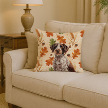 Load image into Gallery viewer, Roan German Wirehaired Pointer Heirloom Fall Throw Pillow
