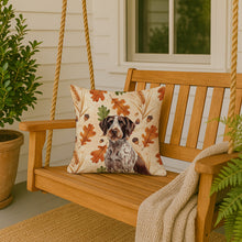 Load image into Gallery viewer, Roan German Wirehaired Pointer Heirloom Fall Throw Pillow