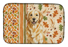 Load image into Gallery viewer, Golden Retriever Heirloom Fall Dish Drying Mat