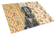 Load image into Gallery viewer, Gordon Setter Heirloom Fall Glass Cutting Board