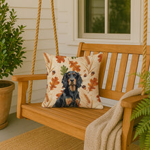 Load image into Gallery viewer, Gordon Setter Heirloom Fall Throw Pillow