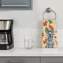 Load image into Gallery viewer, Blue Great Dane Heirloom Fall Kitchen Towel