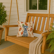 Load image into Gallery viewer, Blue Great Dane Heirloom Fall Throw Pillow