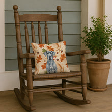 Load image into Gallery viewer, Blue Great Dane Heirloom Fall Throw Pillow