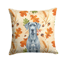 Load image into Gallery viewer, Blue Great Dane Heirloom Fall Throw Pillow