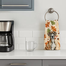 Load image into Gallery viewer, Brindle Great Dane Heirloom Fall Kitchen Towel