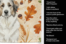 Load image into Gallery viewer, Badger Great Pyrenees Heirloom Fall Kitchen Towel