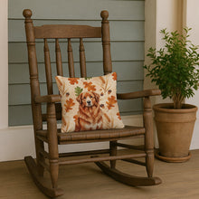 Load image into Gallery viewer, Reddish Brown Great Pyrenees Heirloom Fall Throw Pillow
