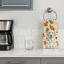 Load image into Gallery viewer, White Great Pyrenees Heirloom Fall Kitchen Towel