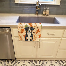 Load image into Gallery viewer, Greater Swiss Mountain Dog Heirloom Fall Kitchen Towel