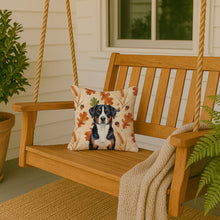 Load image into Gallery viewer, Greater Swiss Mountain Dog Heirloom Fall Throw Pillow
