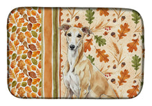 Load image into Gallery viewer, Fawn Greyhound Heirloom Fall Dish Drying Mat
