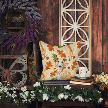 Load image into Gallery viewer, Fawn Greyhound Heirloom Fall Throw Pillow