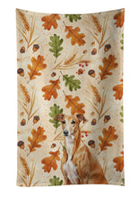 Load image into Gallery viewer, Red Greyhound Heirloom Fall Kitchen Towel
