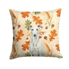 Load image into Gallery viewer, White Greyhound Heirloom Fall Throw Pillow