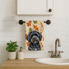 Load image into Gallery viewer, Black Havanese Heirloom Fall Kitchen Towel