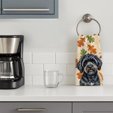 Load image into Gallery viewer, Black Havanese Heirloom Fall Kitchen Towel