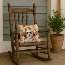 Load image into Gallery viewer, Parti-color Havanese Heirloom Fall Throw Pillow
