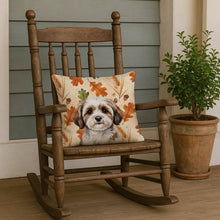 Load image into Gallery viewer, Parti-color Havanese Heirloom Fall Throw Pillow