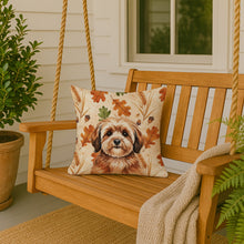 Load image into Gallery viewer, Sable Havanese Heirloom Fall Throw Pillow