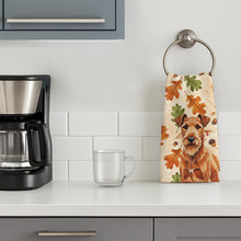 Load image into Gallery viewer, Irish Terrier Heirloom Fall Kitchen Towel