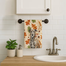 Load image into Gallery viewer, Brindle Irish Wolfhound Heirloom Fall Kitchen Towel